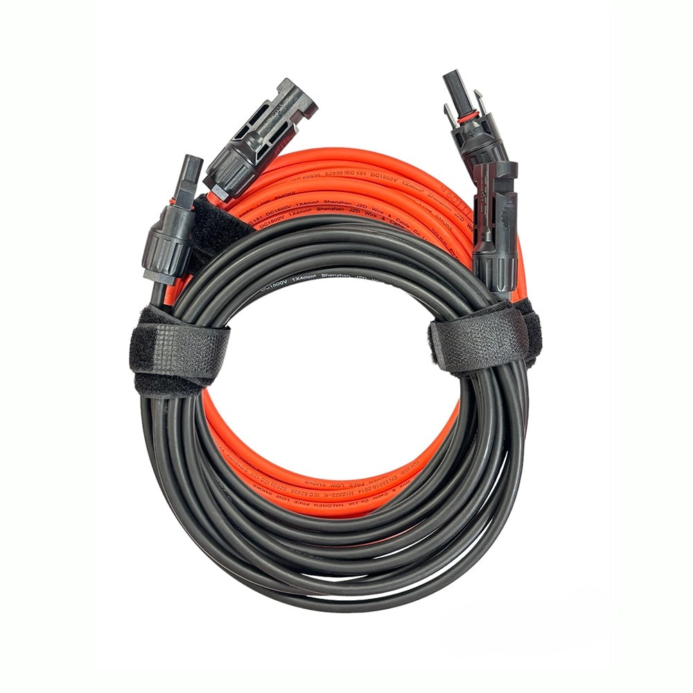 MC4 Solar Extension Cable 5m - 1500V, IP67, 4mm²