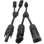 MC4-Y 1500V 4.0 mm² 30A Solar Branch Cable Pair, 30cm - Parallel Connection for PV Panels