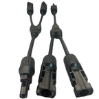 MC4-Y 1500V 4.0 mm² 30A Solar Branch Cable Pair, 30cm - Parallel Connection for PV Panels
