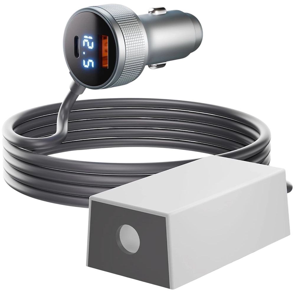 DC-DC Car Power Adapter for Starlink Mini with USB-A and USB-C Ports