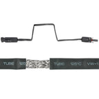 35cm Super Flat Cable MC4 Solar Extension Cable - Ultra‑Thin Under Door/Window Pass‑Through Design
