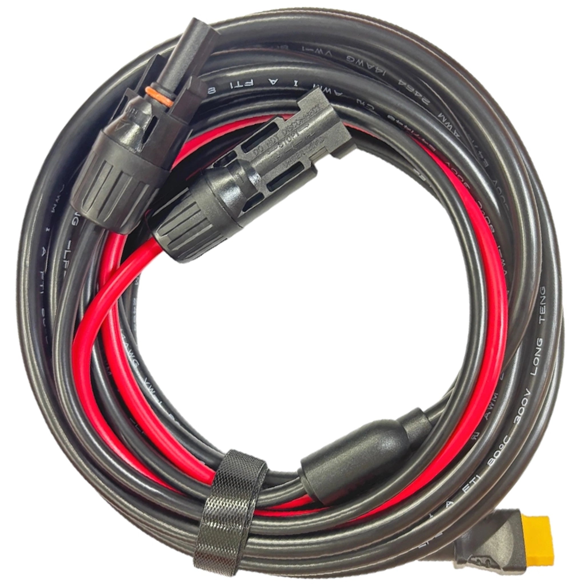 MC4 to XT60 Solar Charging Cable 2m 14AWG 300V IP67 (EcoFlow Compatible)